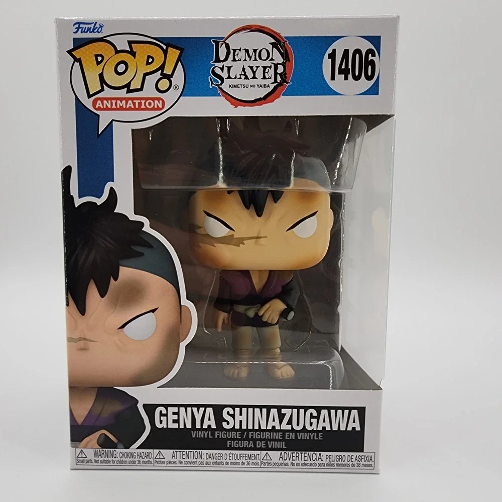 Funko‎ Pop! Animation: Demon Slayer Genya Shinazugawa #1406 Vinyl Figure - Picture 2 of 7